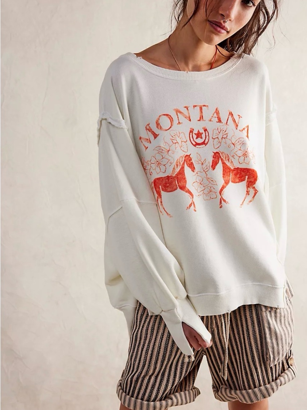 Free People We The Free Montana Camden Graphic Pullover